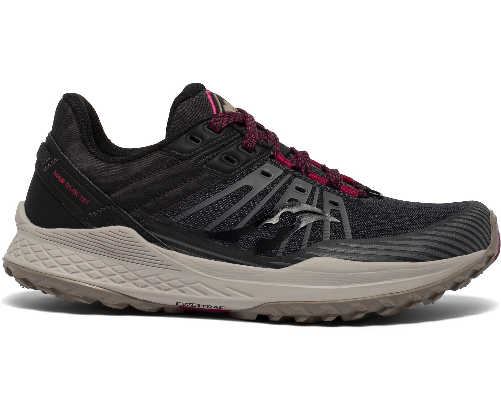 Tenis Para Trail Running Saucony Mad River Tr 2 Mujer Grises Negros | México 227LISH